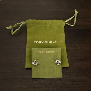 Tory Burch Silver Stud Earrings